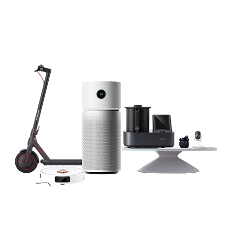 Com a Xiaomi, terá sempre uma experiência conectada e inteligente.