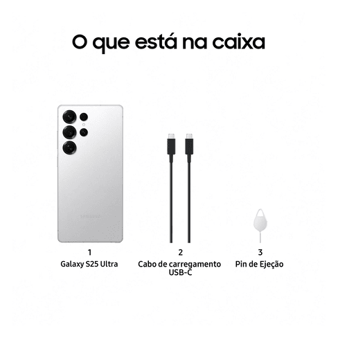 Samsung Galaxy S25 Ultra 512GB Prateado