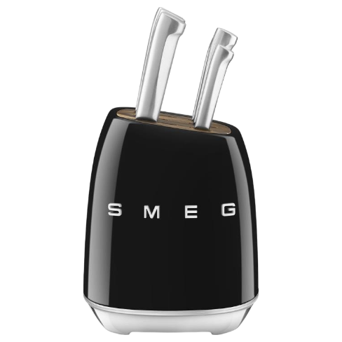 Bloco de Facas Smeg, Anni 50 Preto KBSF02BL