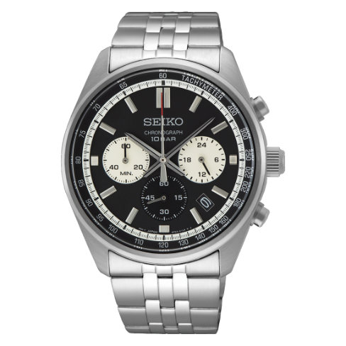Relógio Seiko Neo Sports Crono 8T63 Preto e Branco