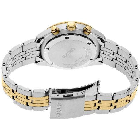 Relógio Seiko Neo Sports Crono 8T63 Preto e Dourado