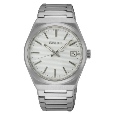 Relógio Seiko Neo Classic 3 Pont. Slim Safira Branco