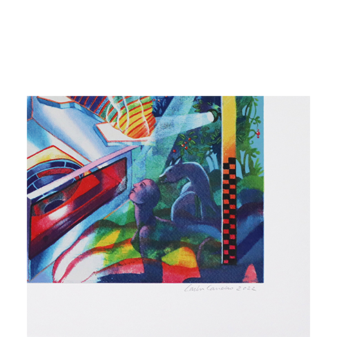 Serigrafia de Carlos Carreiro