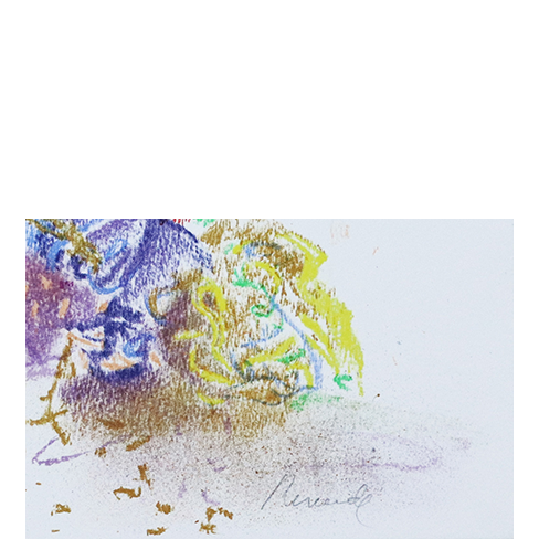 Litografia "LT8" Série Goa de Júlio Resende