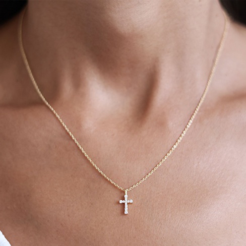 Colar Luminescent Ouro e Diamantes